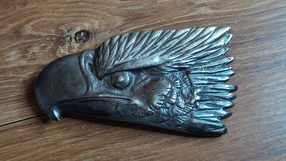 Пряжка для ремня орел винтаж Eagle USA США байкер
