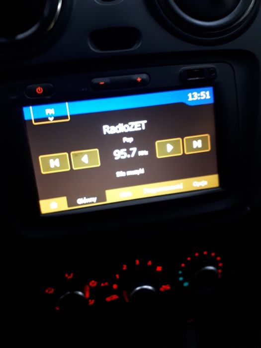 Radio z nawigacją Dacia Dokker Lodgy