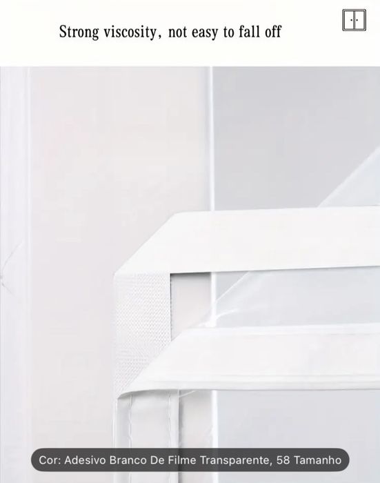 Película PVC transparente rígida – ideal isolamento janela