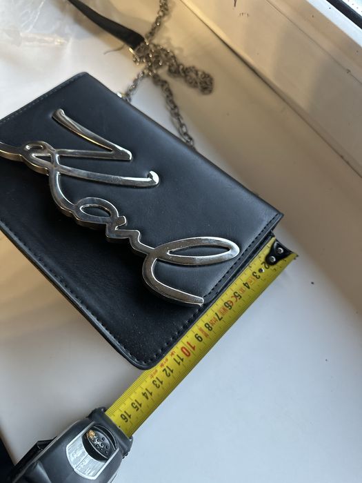 Torebka Karl czarno srebrna