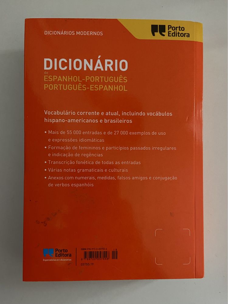 Dicionários de Espanhol: indicações