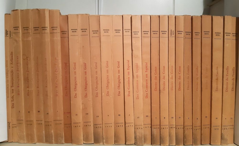Livros de Direito - lote nº3 (Rodrigues Bastos)