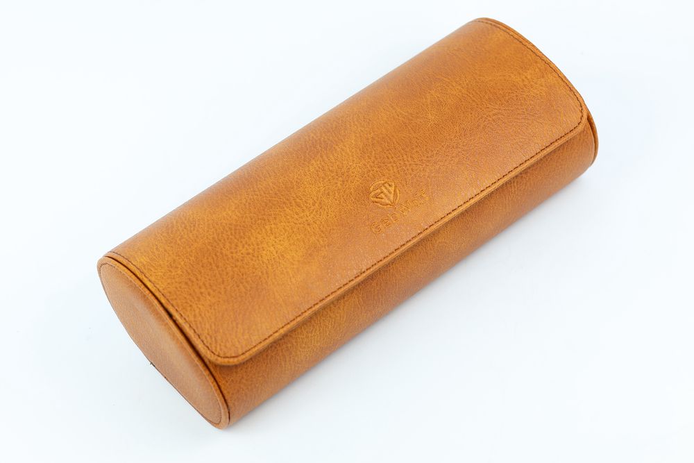Etui na zegarki Geb Wolf (3sl) - jasnobrazowe