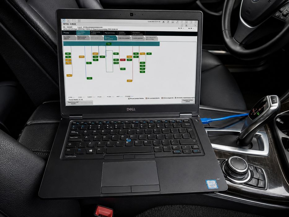 Laptop diagnostyczny ista+ bmw