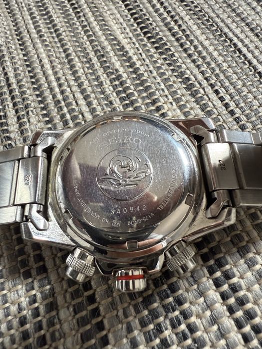 Seiko solar chronograph