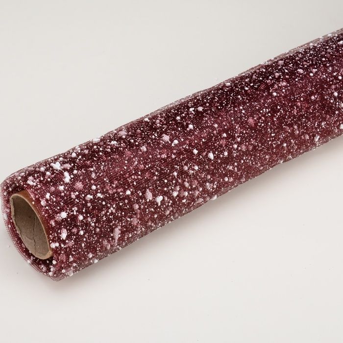 Материал для оформления букетов и поделок сетка снег