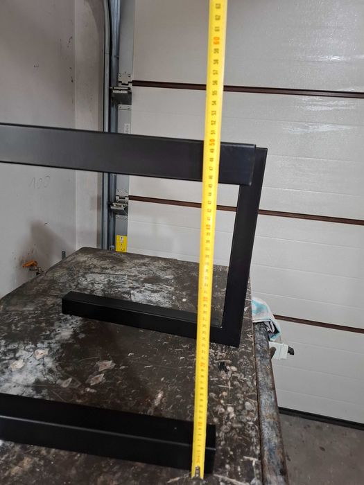 NOGI METALOWE DO STOŁU TYP C LOFT  2 szt. Malowane proszkowo Solidne