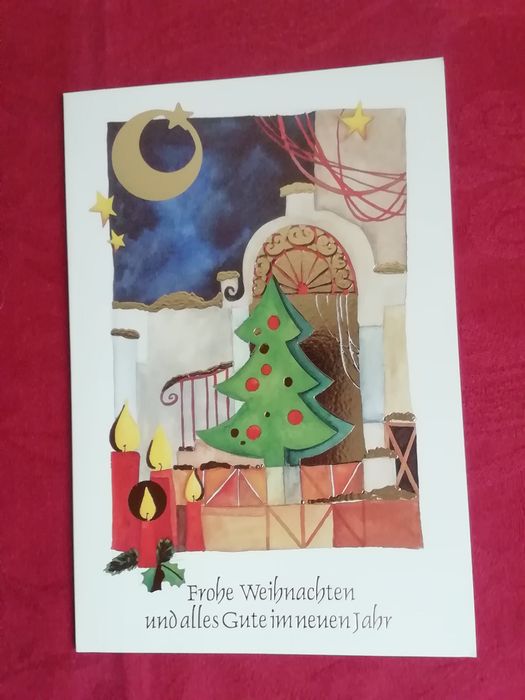 Postal de Natal, alemão
