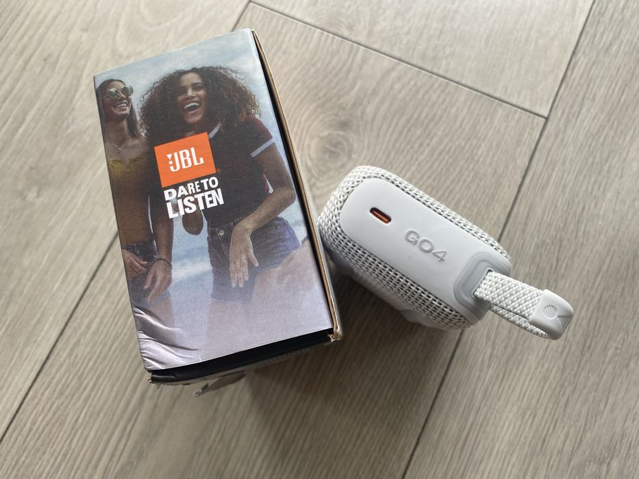 Nowy Oryginalny Głośnik Przenośny Bluetooth JBL - Go 4 Kolor Srebrny