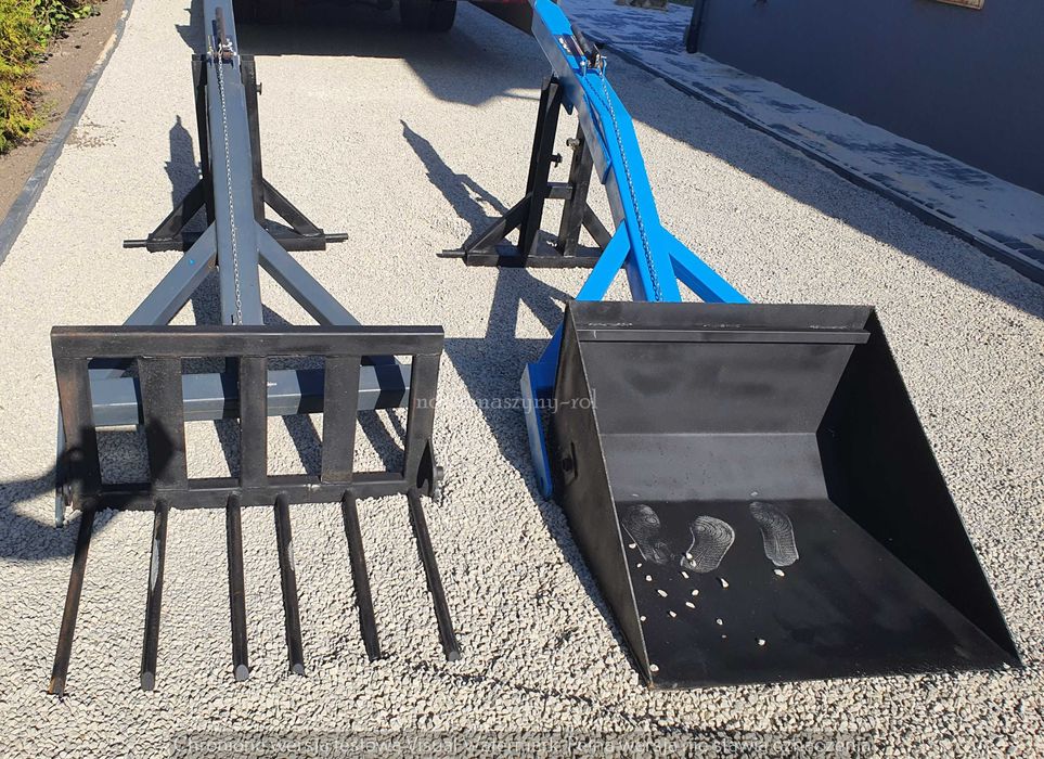 widły do ładowacz na tył ciągnika linka hydraulika transport
