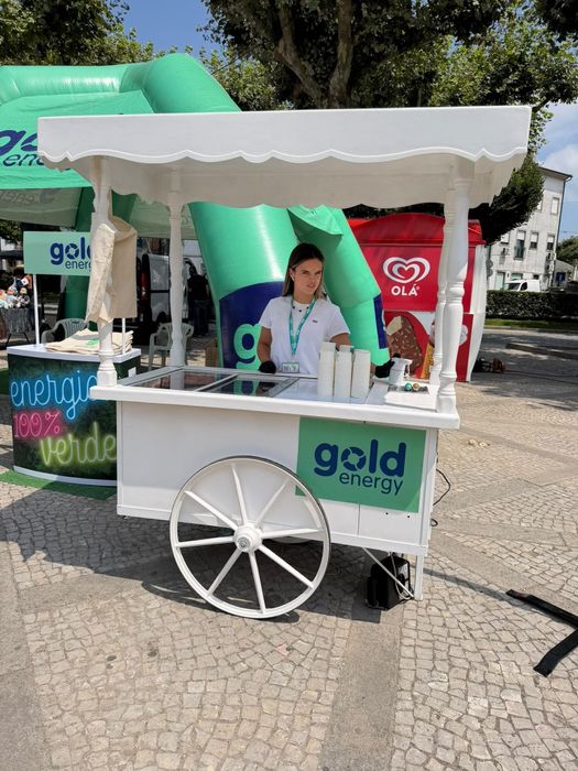 Carrinho gelados para eventos - Ice cream bike