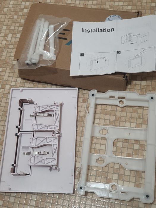 Przycisk do stelaża WC, przycisk spłukujący, Rose gold, Nowy