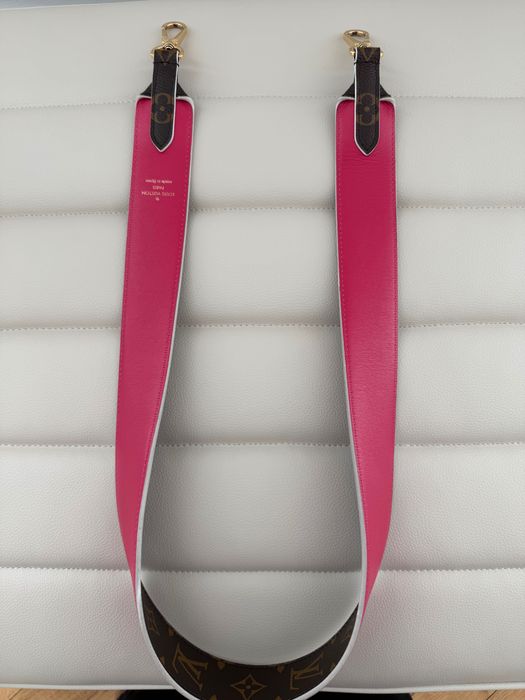 Alça Louis Vuitton Bandoulière Monogram / Hot Pink (Ref: J02285 D.Code:BC2178) - Original & Muito Bom Estado