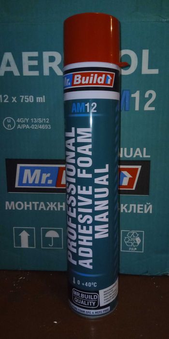 Монтажная клей пена mr.Build am12 750 ml