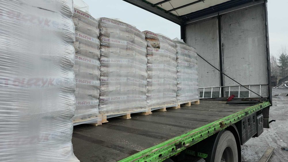 Pellet Olczyk EnPlus A1 6mm - Pakowany w workach 15KG - 1005KG
