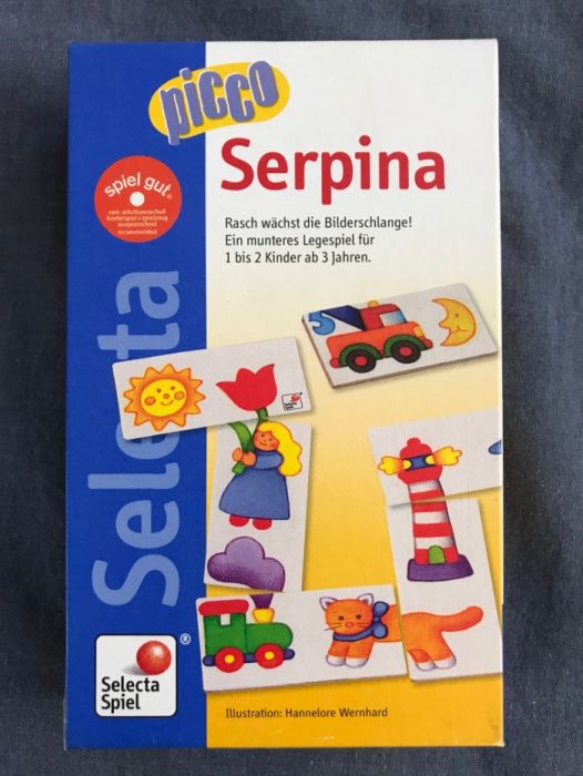 SELECTA SPIEL Jogo Picco Serpina estilo dominó - NOVO 3+