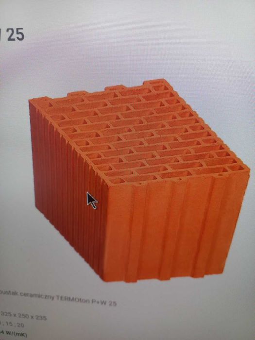 Pustaki ceramiczne, cegły, porotherm