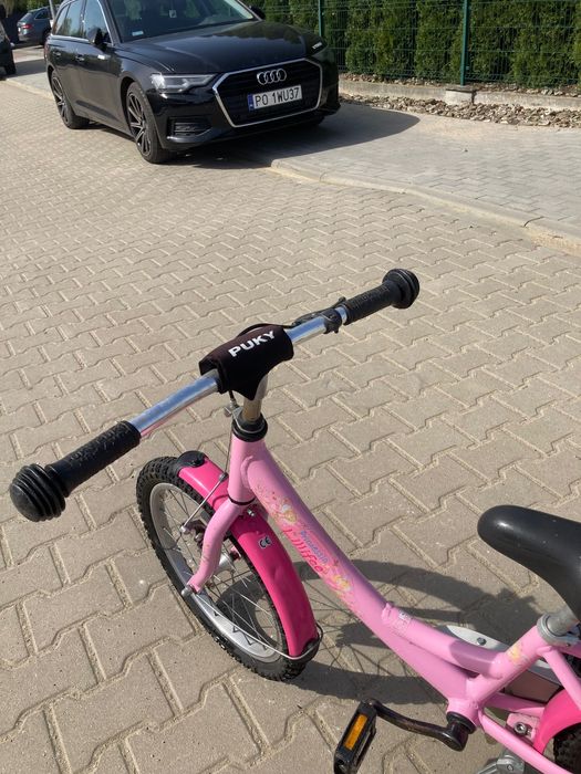 Rower dla dziecka różowy puky