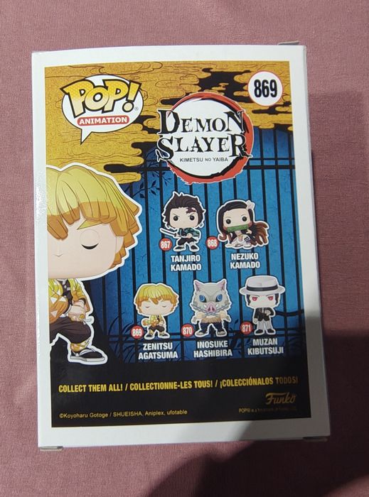 Funko pop Zenitsu Agatsuma 869 Demon slayer