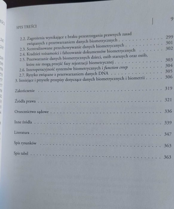 Biometria. Aspekty prawne, D. Jaroszewska-Choraś