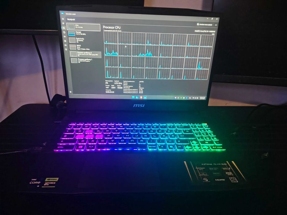 Laptop MSI Katana 15  i9-14900HX | RTX 5060 | 1TB SSD | 16GB RAM