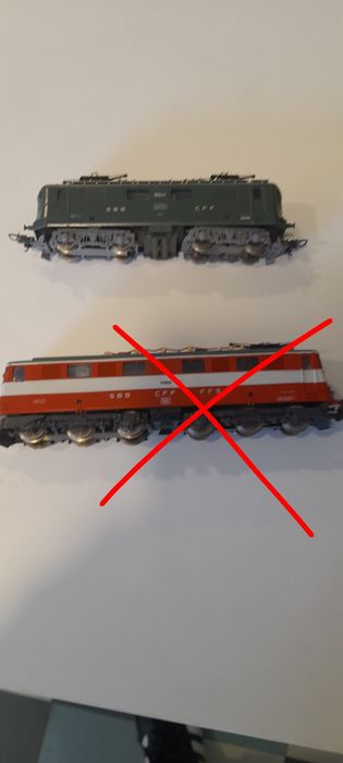 Locomotiva LIMA SBB Verde em perfeito estado