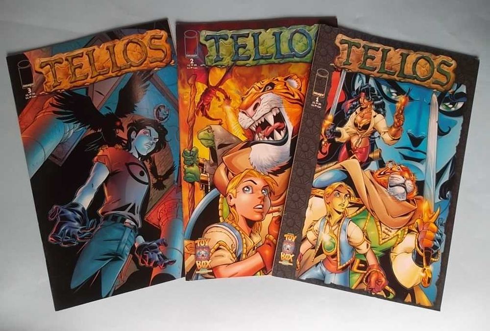 TELLOS No. 1 a 3 - Mike Wieringo - Image Comics