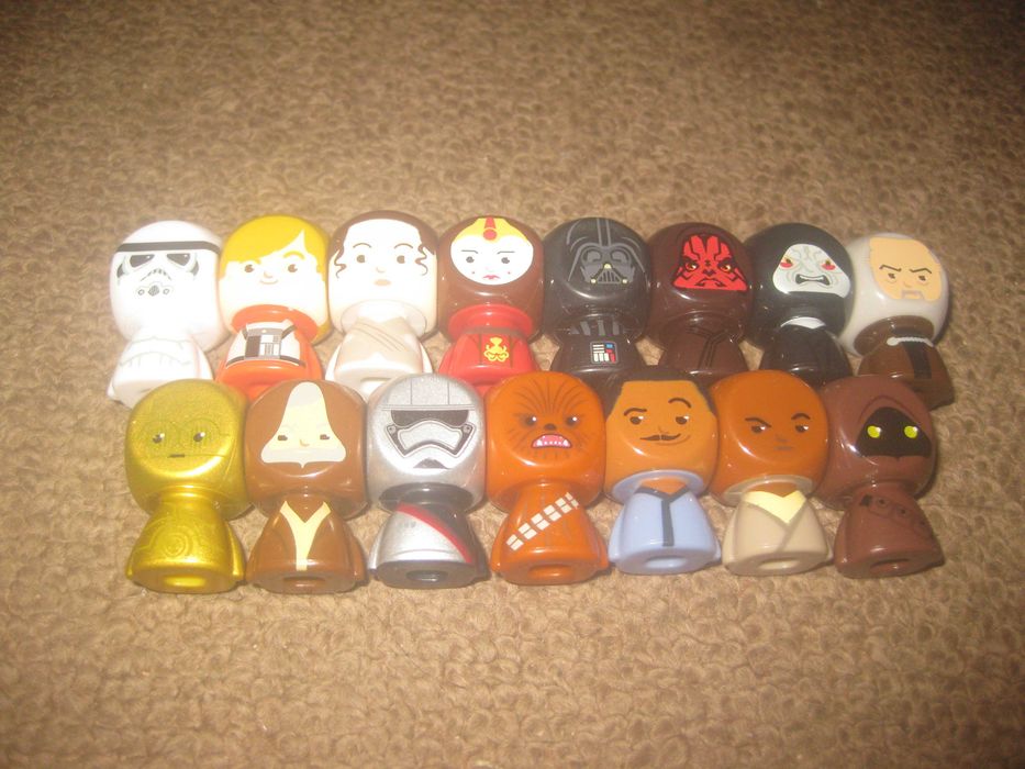 Lote 15 Figuras Star Wars Bustz (Campanha Continente 2017/2018)
