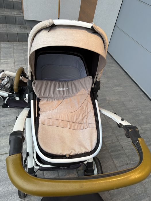 Wózek 3w1 Easy Go Optimo beżowy