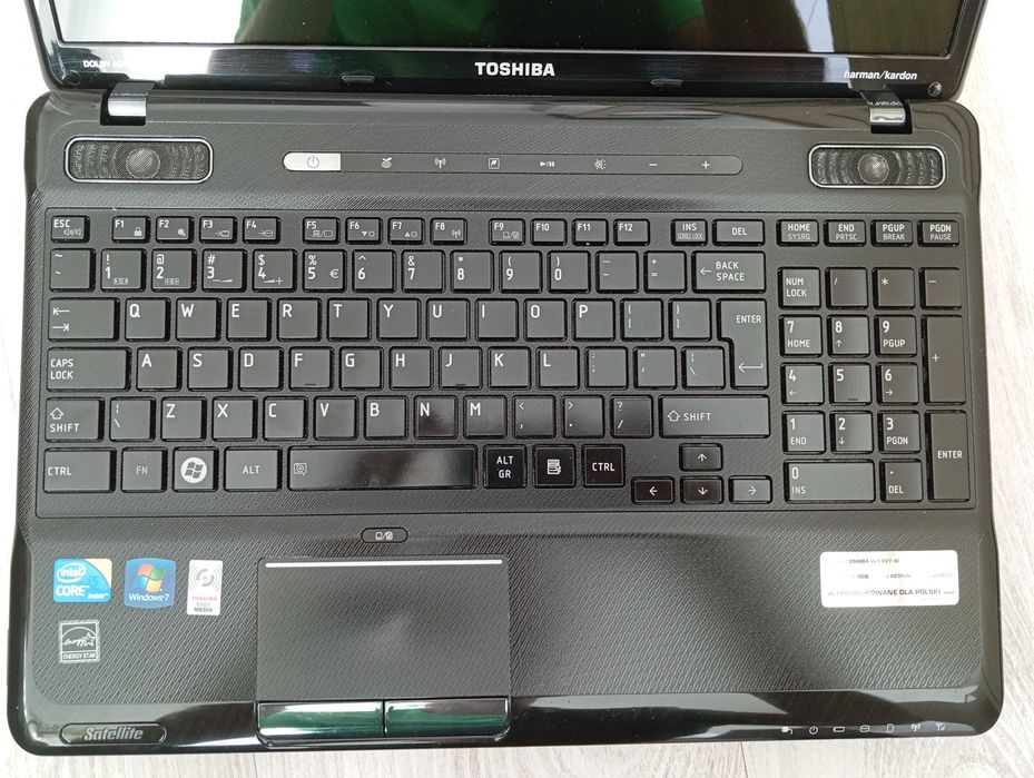 Laptop Toshiba Satellite A660-186 – duży ekran 16"