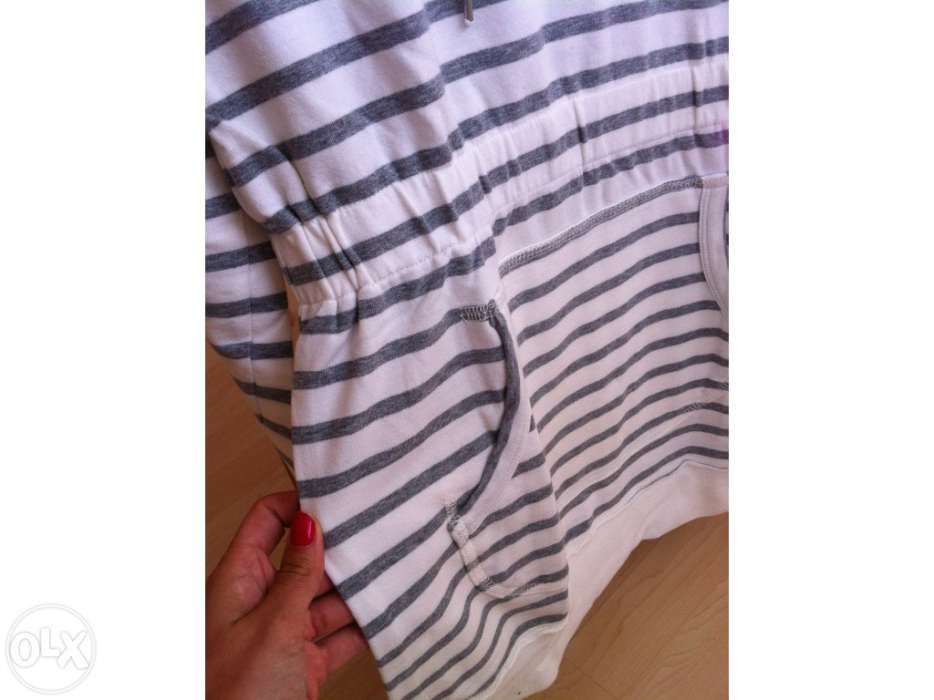 Blusa da Springfield às riscas, com capuz, S, nova