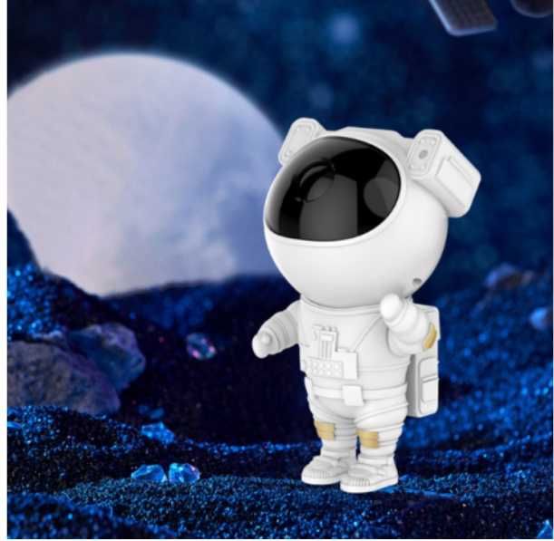 Projektor gwiazd lampka nocna led astronauta dla dzieci rzutnik pilot