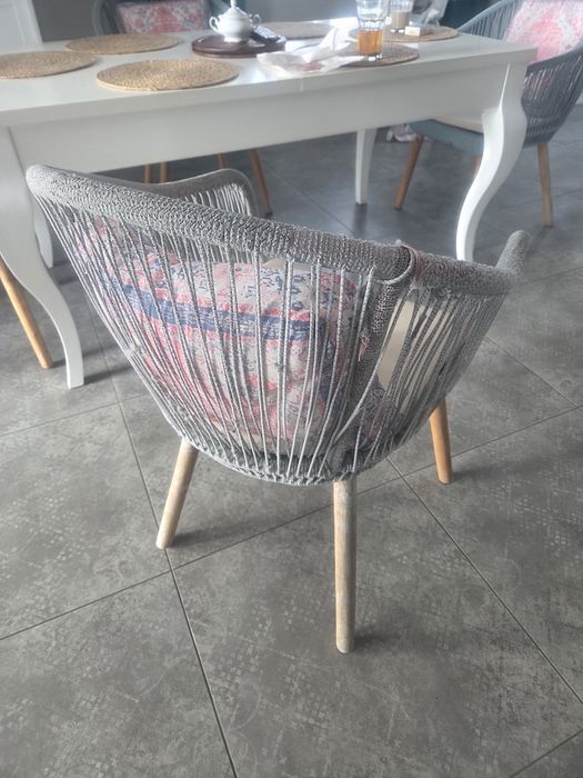 Krzesła ogrodowe 6 sztuk