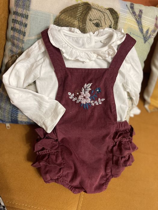 Дитячий набір боді комбінезон фотосесія осінь 74 80 см TU