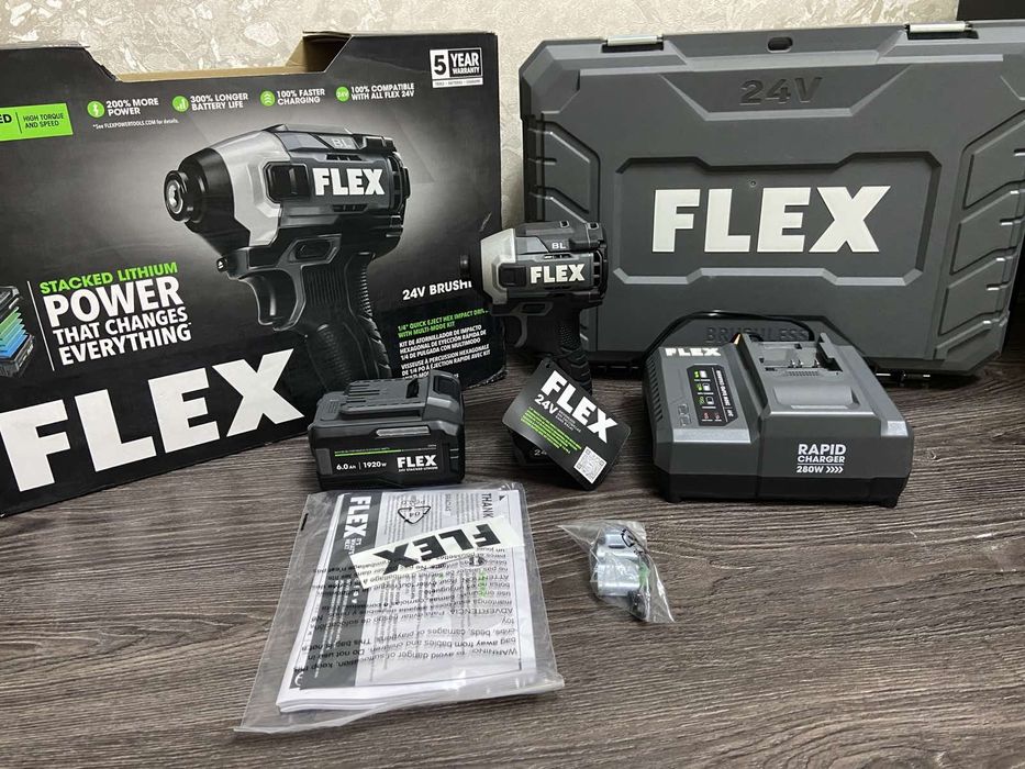 FLEX FX1371A-1H 24V Hex Impact Driver