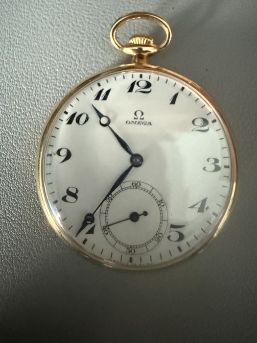 Relógio de Bolso de Ouro Omega