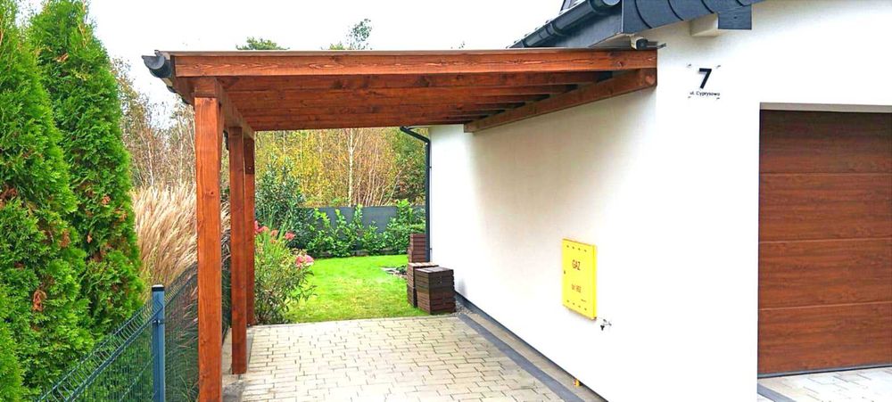 Wiaty garażowe,  Carport, zadaszenia na auto