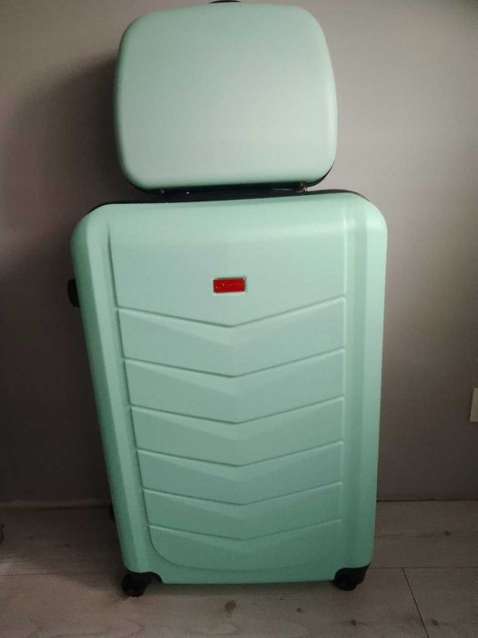 WALIZKA TURYSTYCZNA duża xxl + kuferek