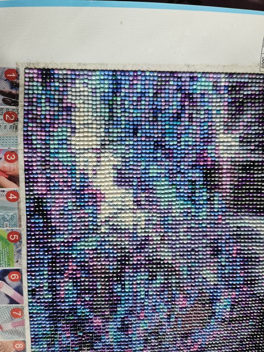 Wodospad gotowy obraz diamentowy 90x40