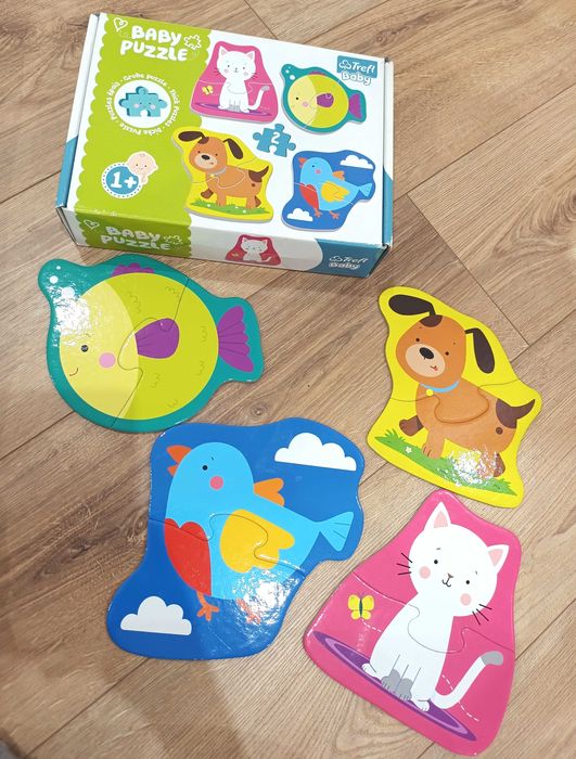 trefl baby puzzle moje pierwsze układanka 2 elementy elementowa  1+