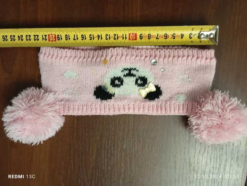 Opaska na uszy dla dziewczynki 42-54cm