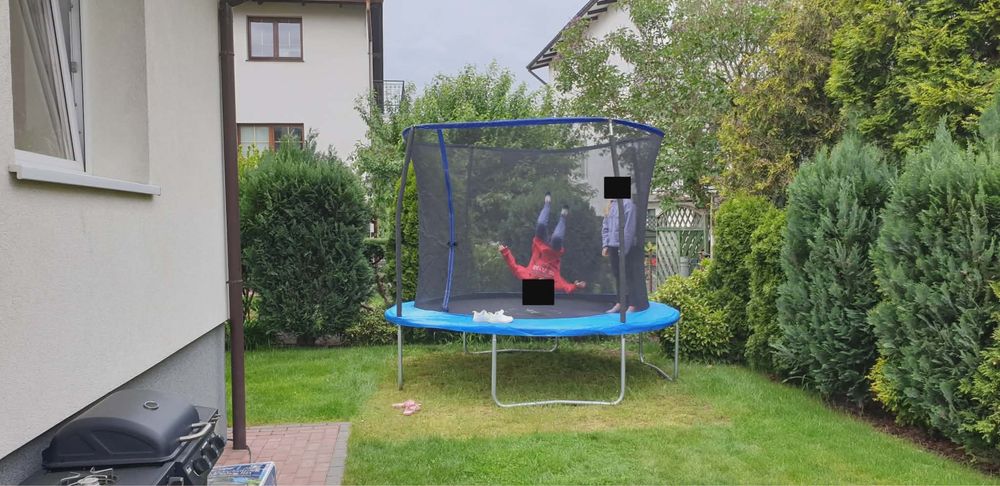 Trampolina duża z siatka x-cite 305x255
