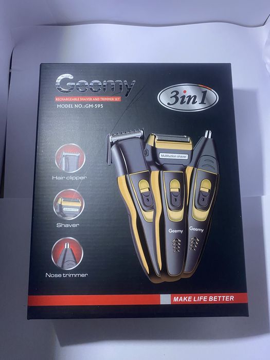 Maszynka 3w1(włosy,broda,nos)