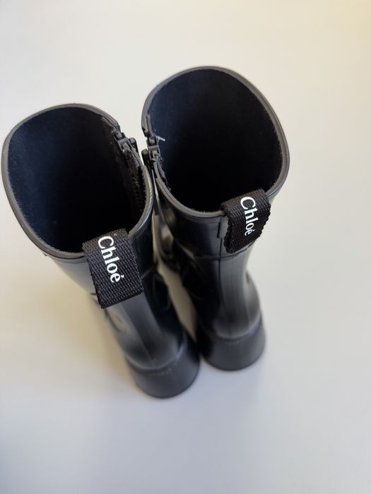 Резиновые Сапоги Chloe Rain Boots Black 36(23cm) MaxMara Valentino