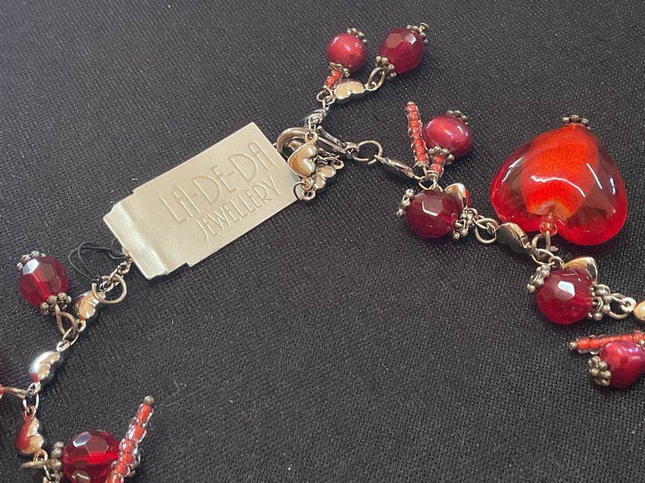 Colar tema corações 56 cm