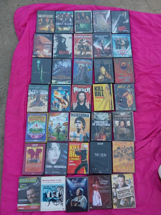 35 DVDs incluindo kill bill