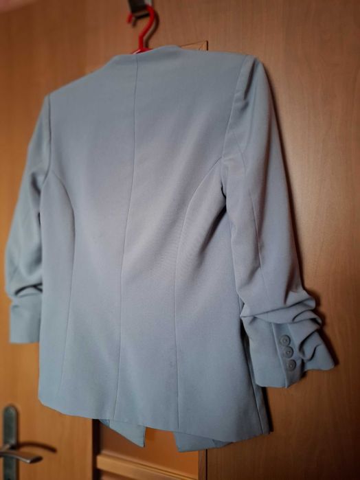 Żakiet szary marynarka popielata jak nowa Medicine rękaw 3/4 rozm. 34