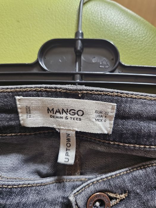 Jeansy damskie szare Mango rozm XS