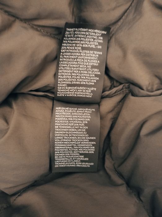 Натуральний пуховик H&M