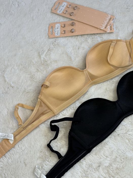 Набор, Бюстгальтер, лиф бандо без бретелей